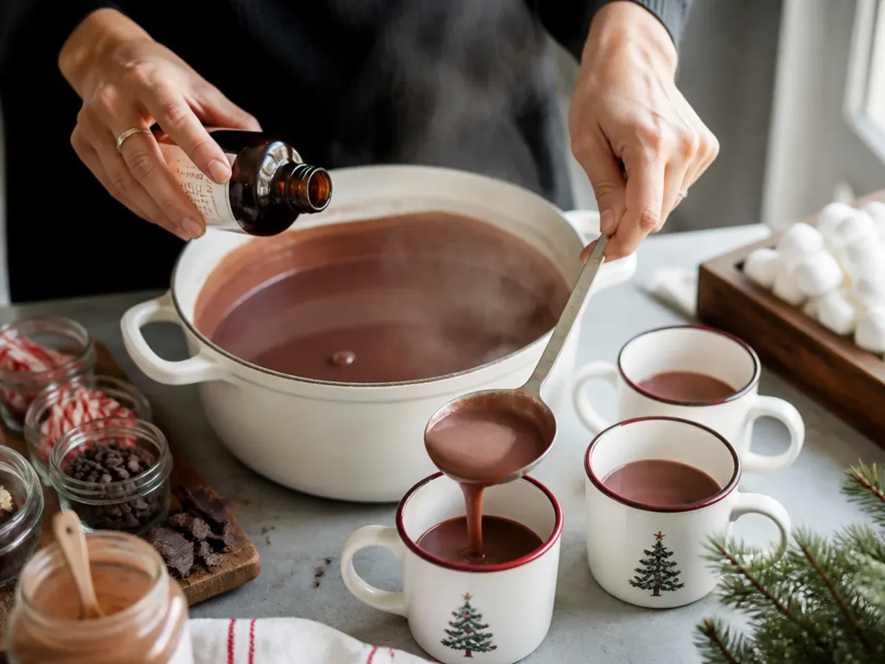 holiday hot cocoa bar recipe step 5