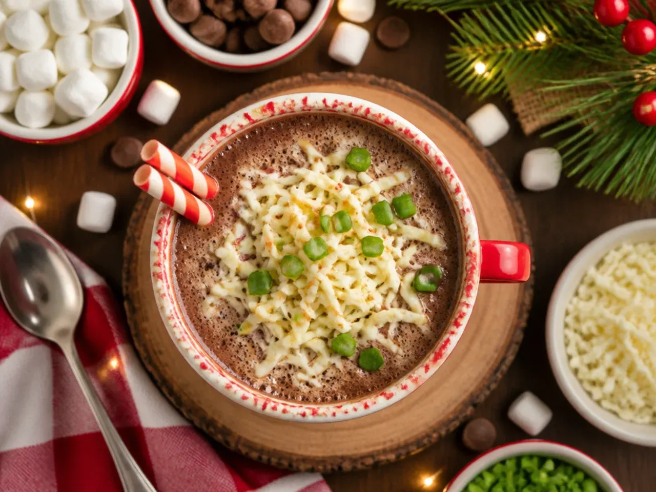 Budget-friendly pantry hot cocoa made with cocoa powder and milk