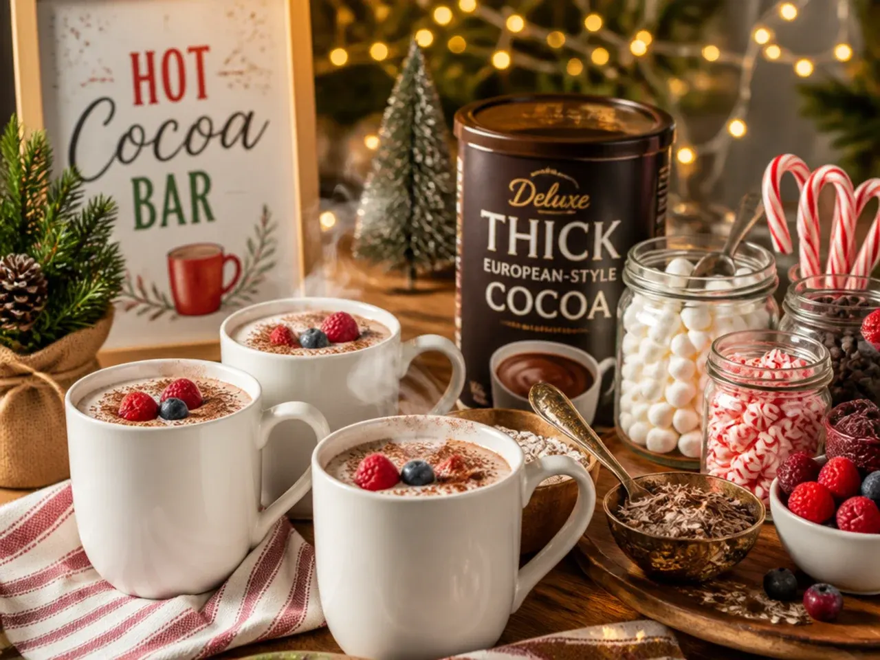 Thick European-style hot chocolate served in a small cup