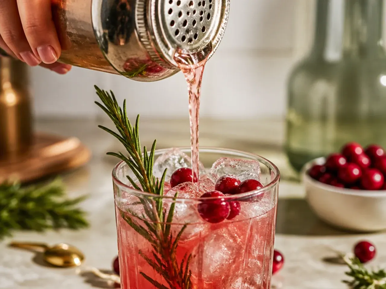 holiday mixed drinks recipe step 2