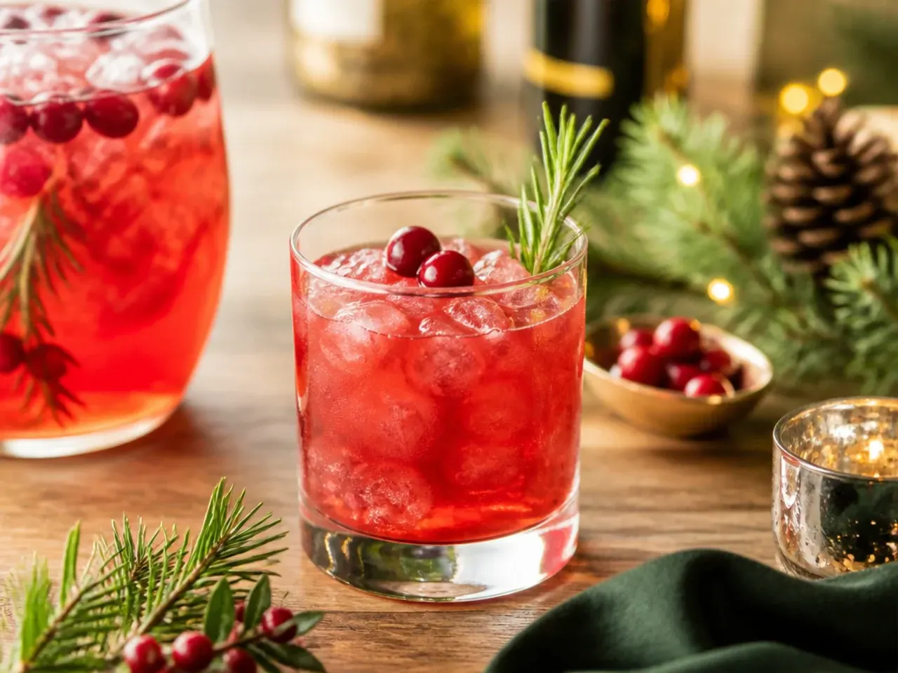 Slow cooker of mulled wine on a holiday party table ready for self-serve mugs
