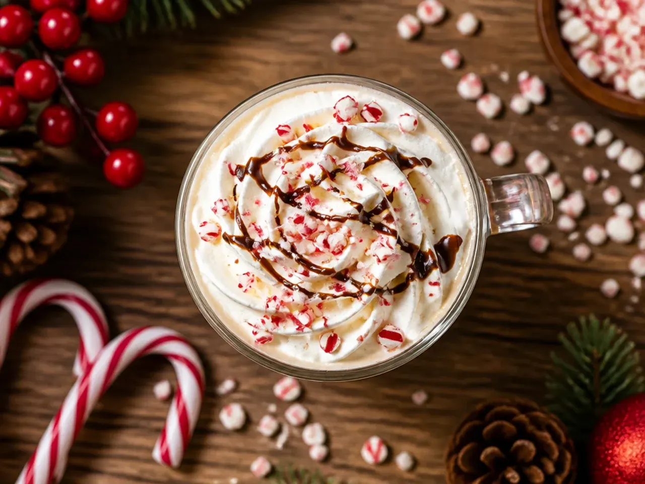 An easy self-serve holiday vodka drinks station with cranberry juice and a bowl of frozen cranberries