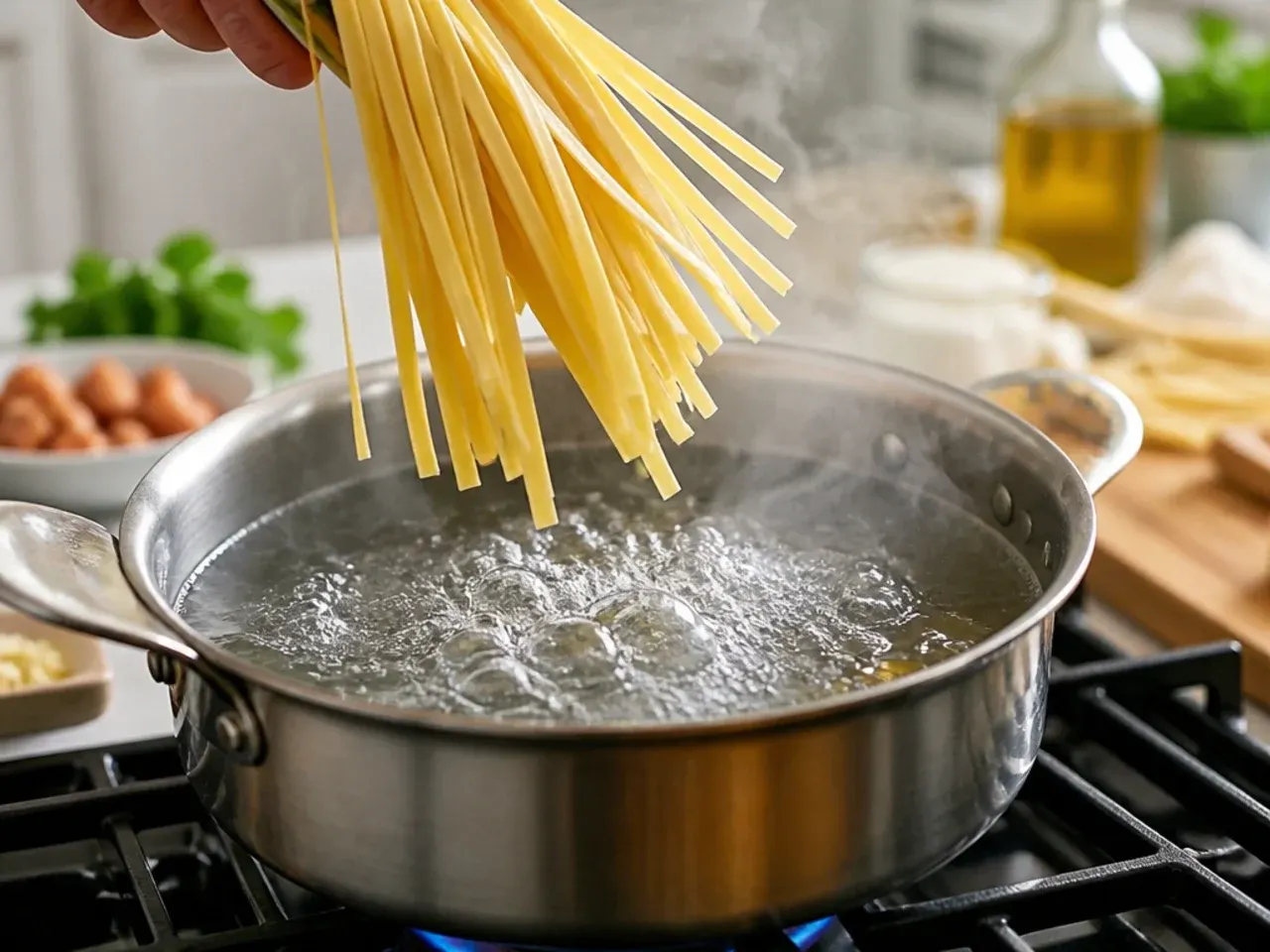 homemade chicken alfredo recipe step 4