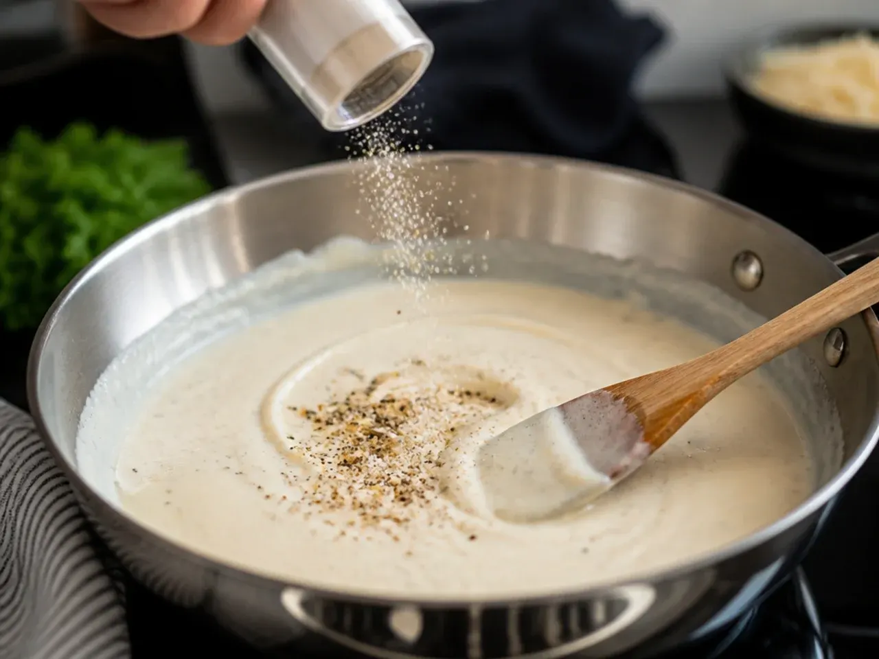 homemade chicken alfredo recipe step 9