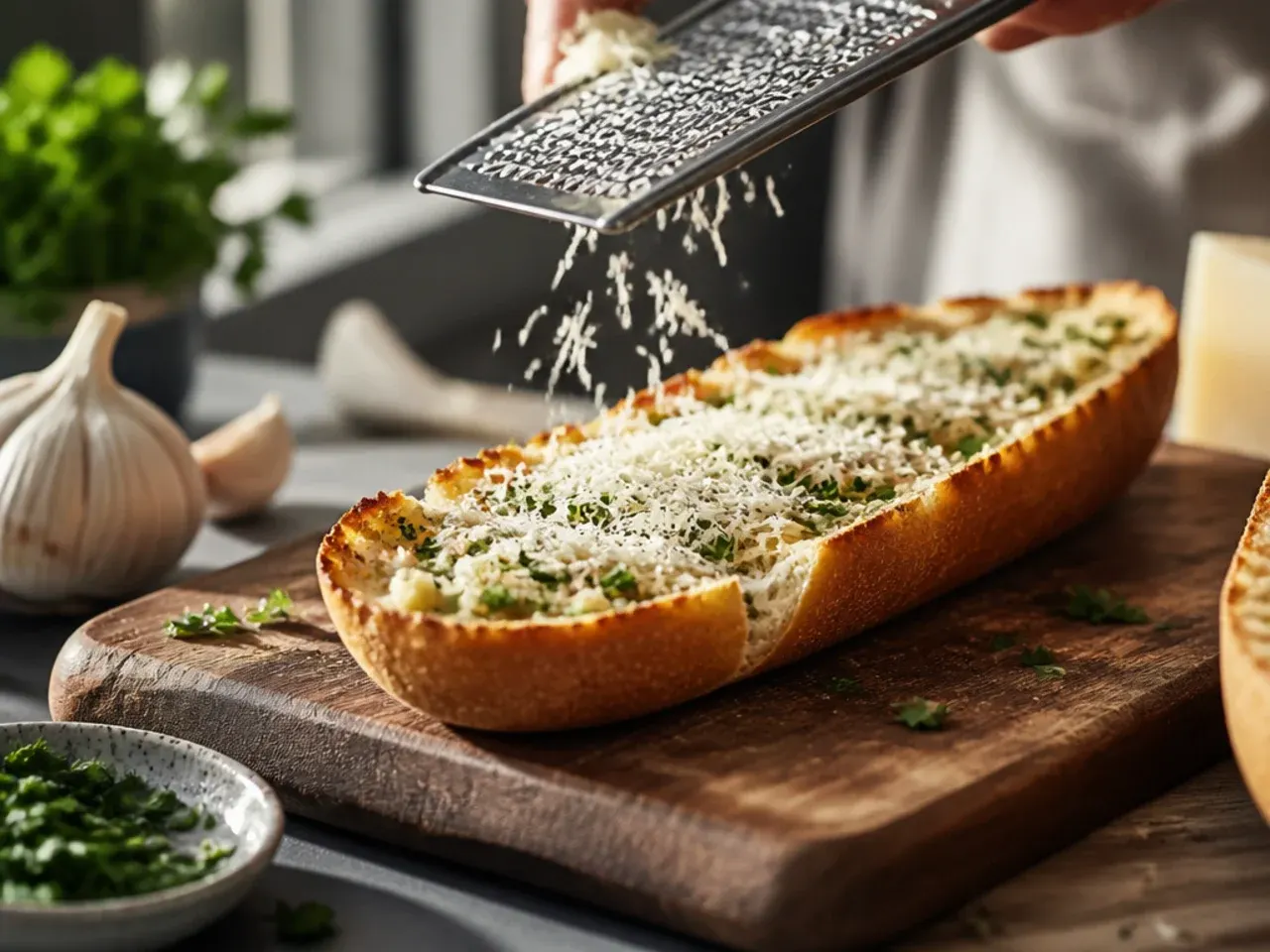homemade garlic bread recipe step 5