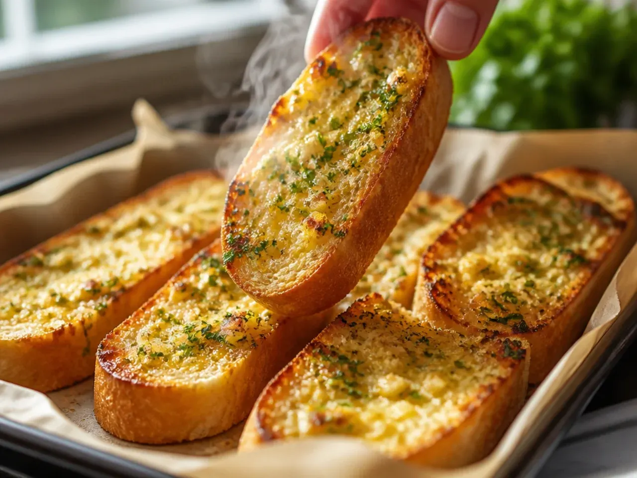 homemade garlic bread recipe step 6