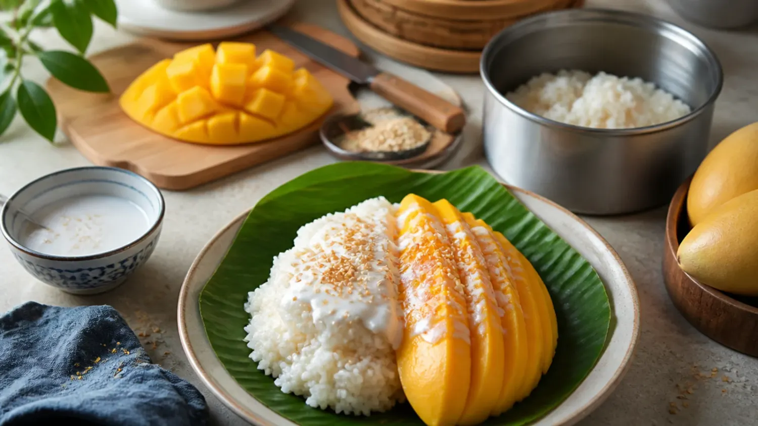 homemade mango sticky rice — 5 Mistakes I Made Making Mango Sticky Rice