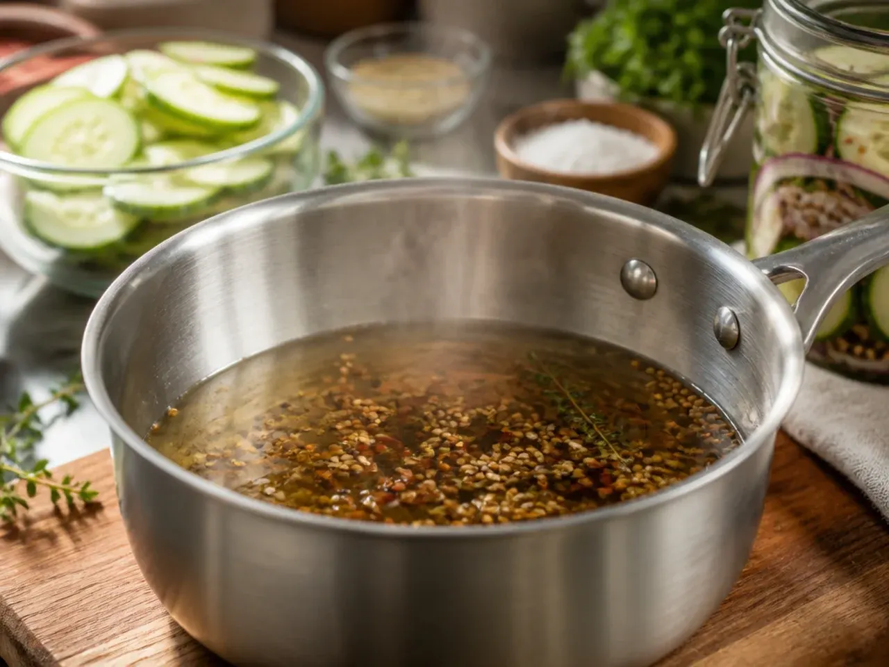 homemade refrigerator pickles recipe step 4