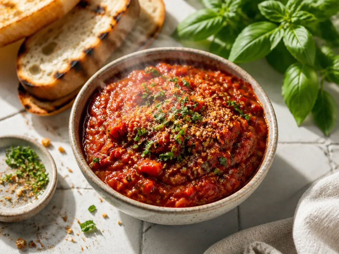 Charred, fire-roasted tomatoes, onion, and garlic on a grill pan before blending into salsa