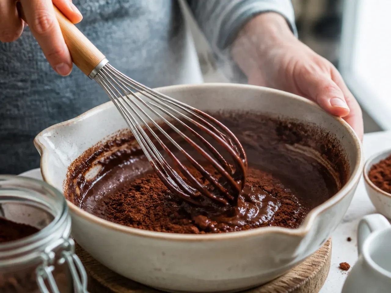 hot chocolate recipes healthy recipe step 1