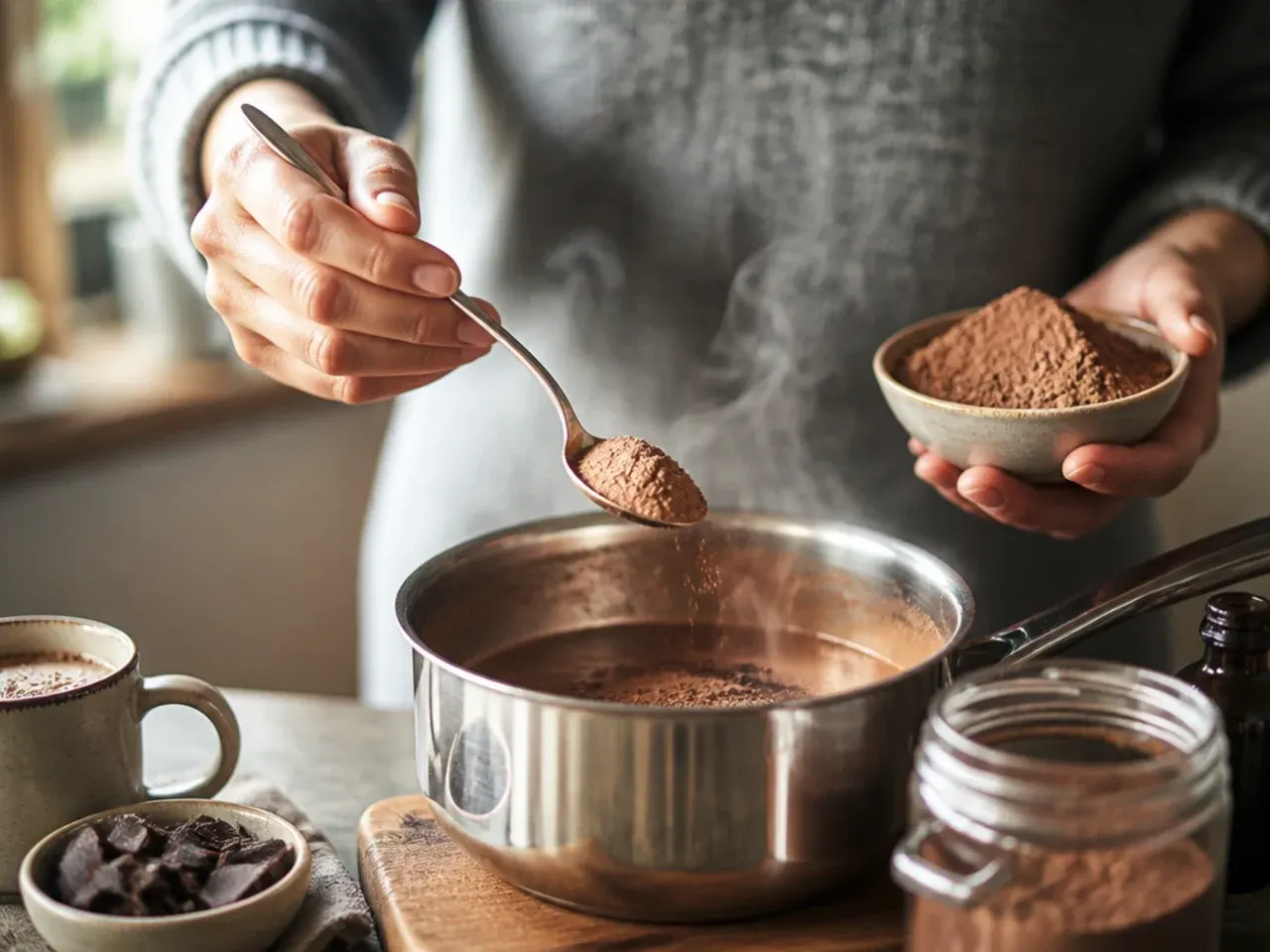 hot chocolate recipes healthy recipe step 5
