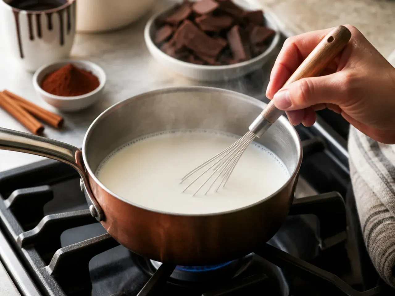 hot chocolate recipes homemade recipe step 2