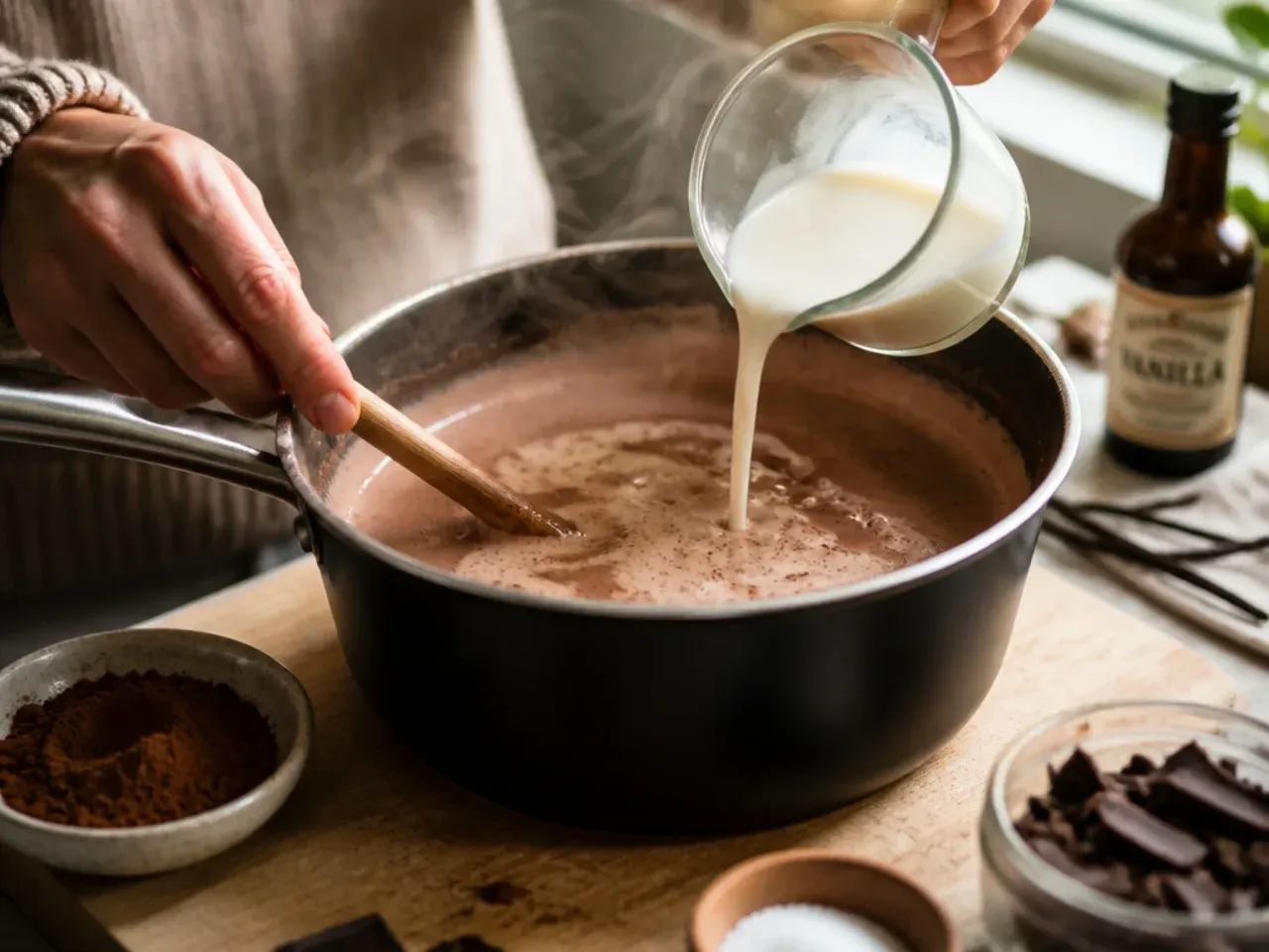 hot chocolate recipes powder recipe step 4