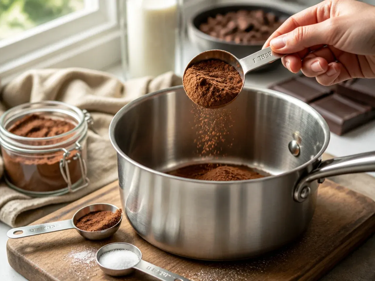 hot chocolate recipes stovetop recipe step 1