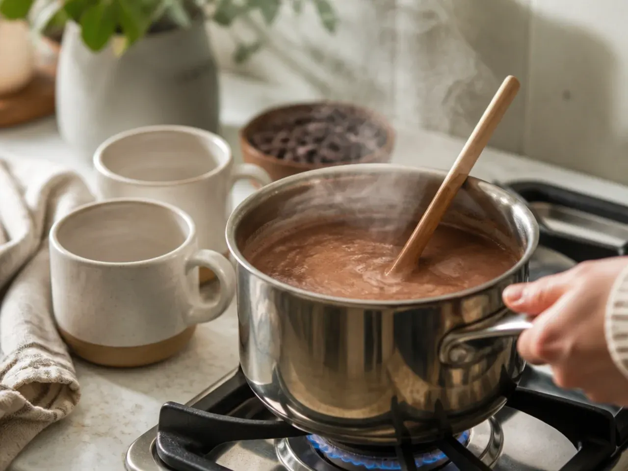 hot chocolate recipes stovetop recipe step 12