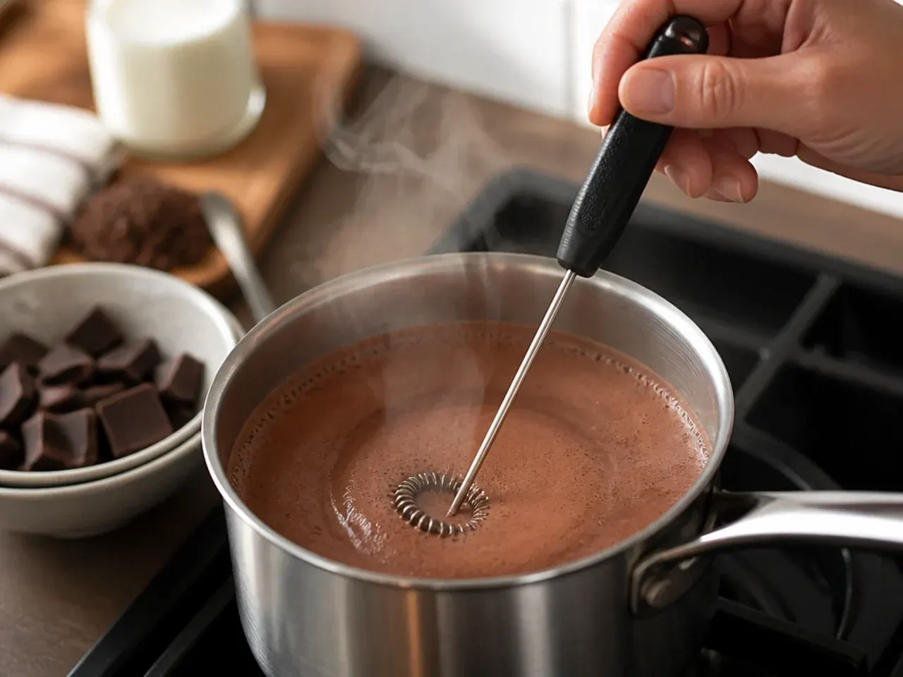 hot chocolate recipes stovetop recipe step 13