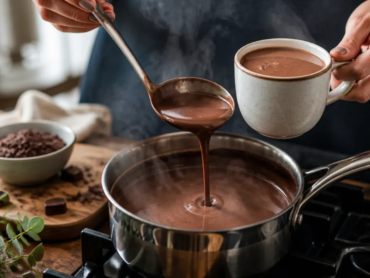hot chocolate recipes stovetop recipe step 15