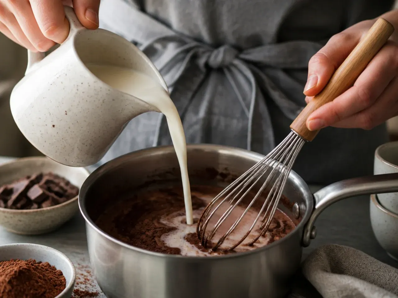 hot chocolate recipes with cocoa powder recipe step 2
