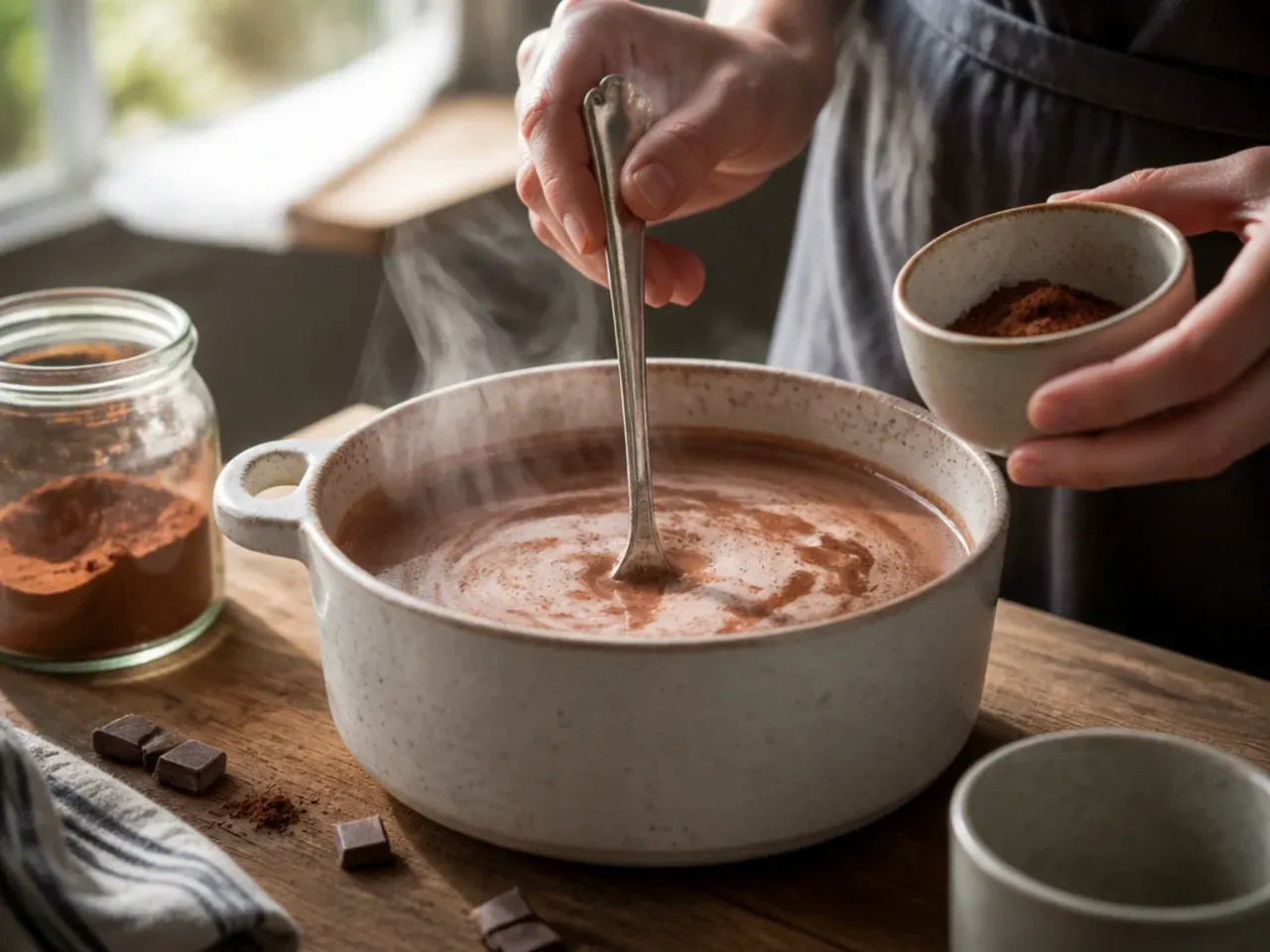 hot chocolate recipes with cocoa powder recipe step 5