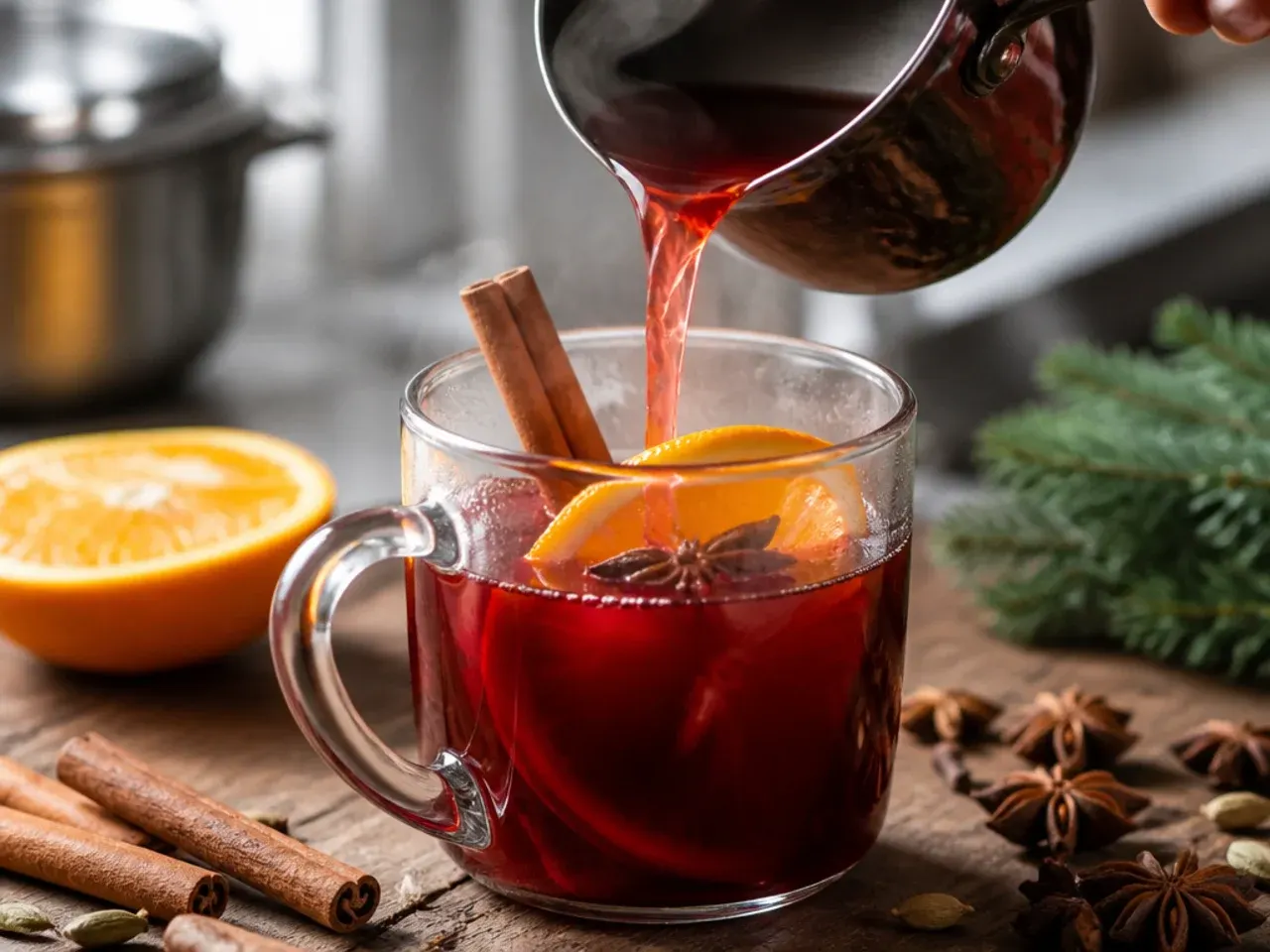 hot christmas drinks recipe step 2