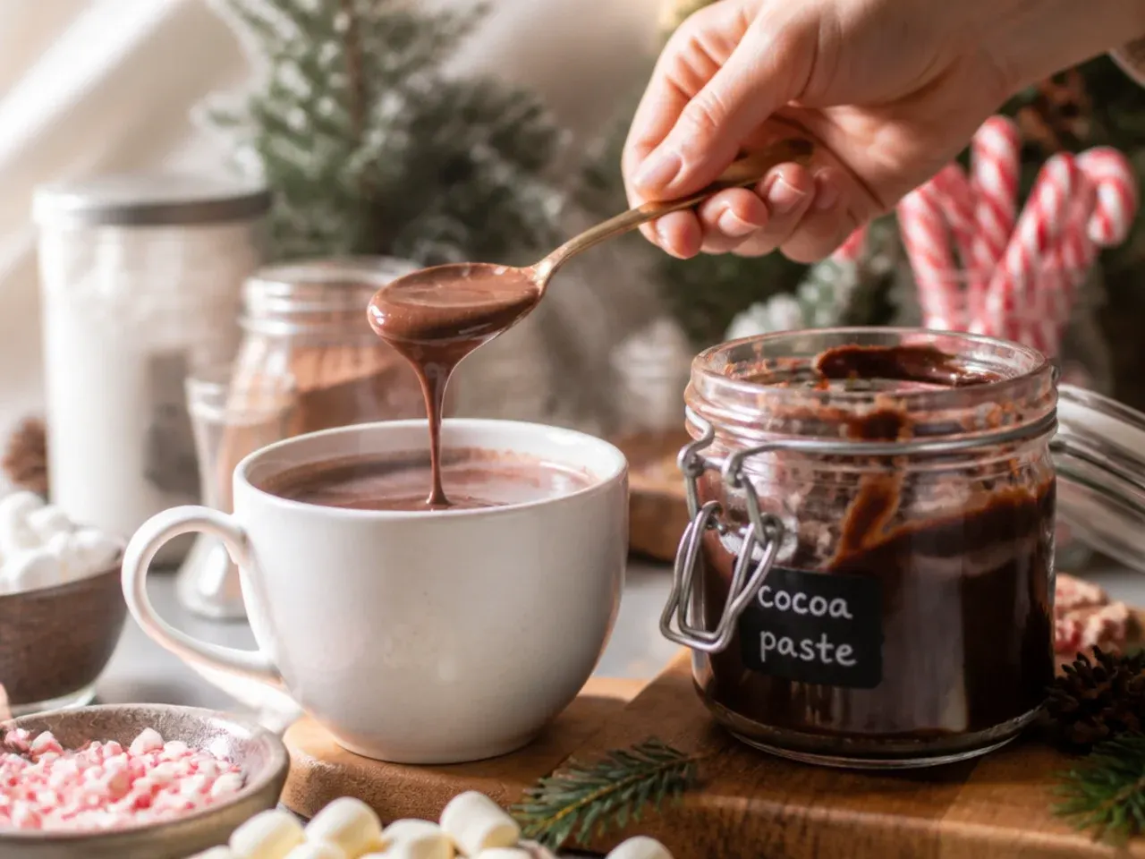 hot cocoa bar christmas recipe step 4