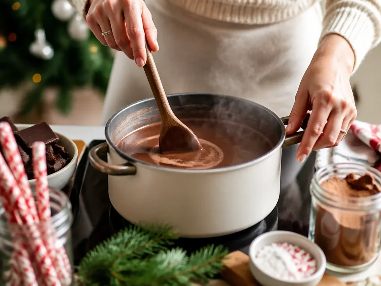 hot cocoa bar christmas recipe step 5