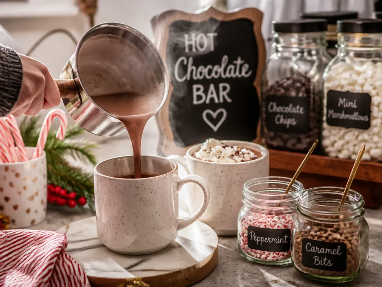 hot cocoa bar christmas recipe step 6