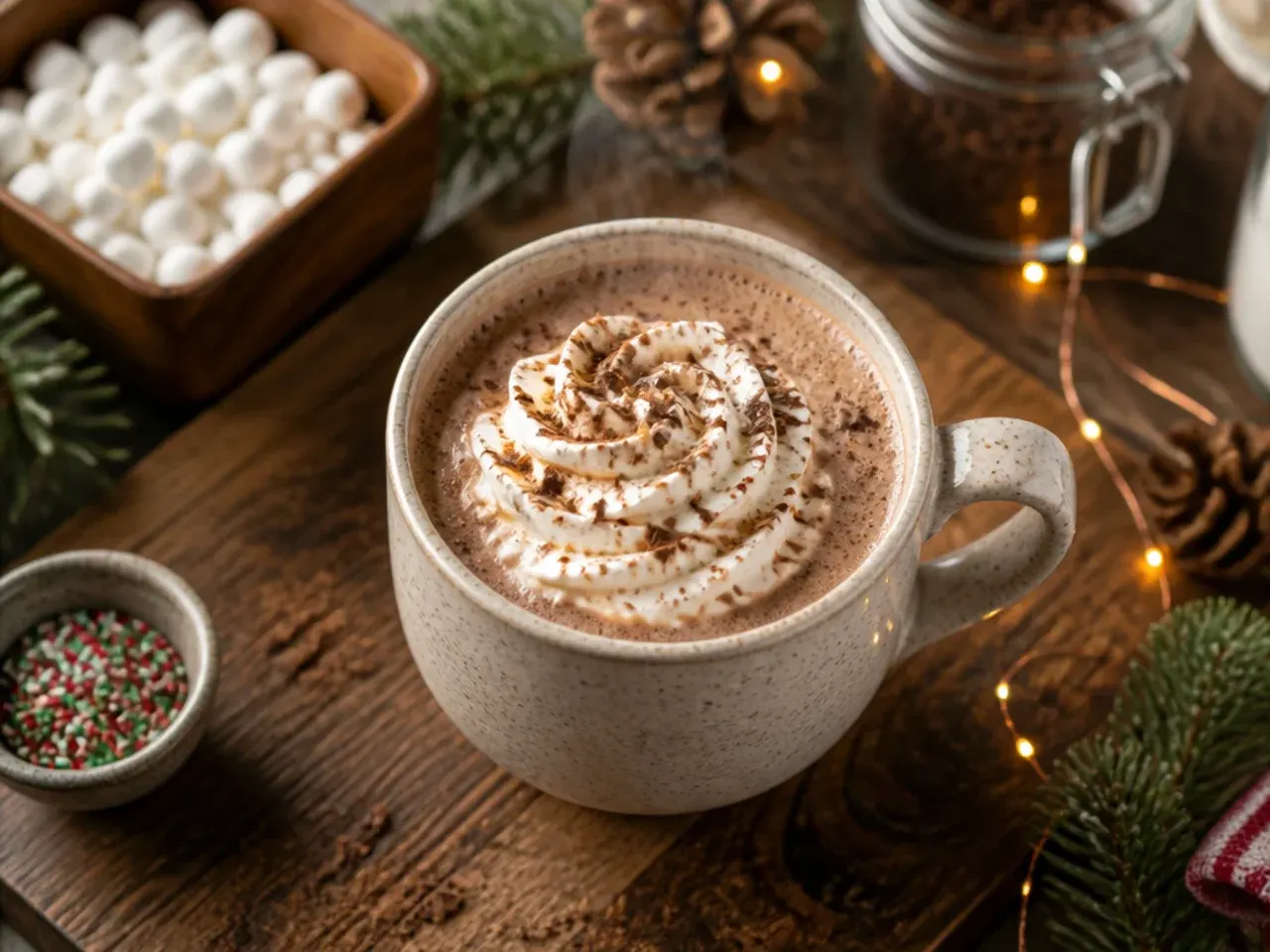 Quick microwave hot cocoa mug ready in under five minutes
