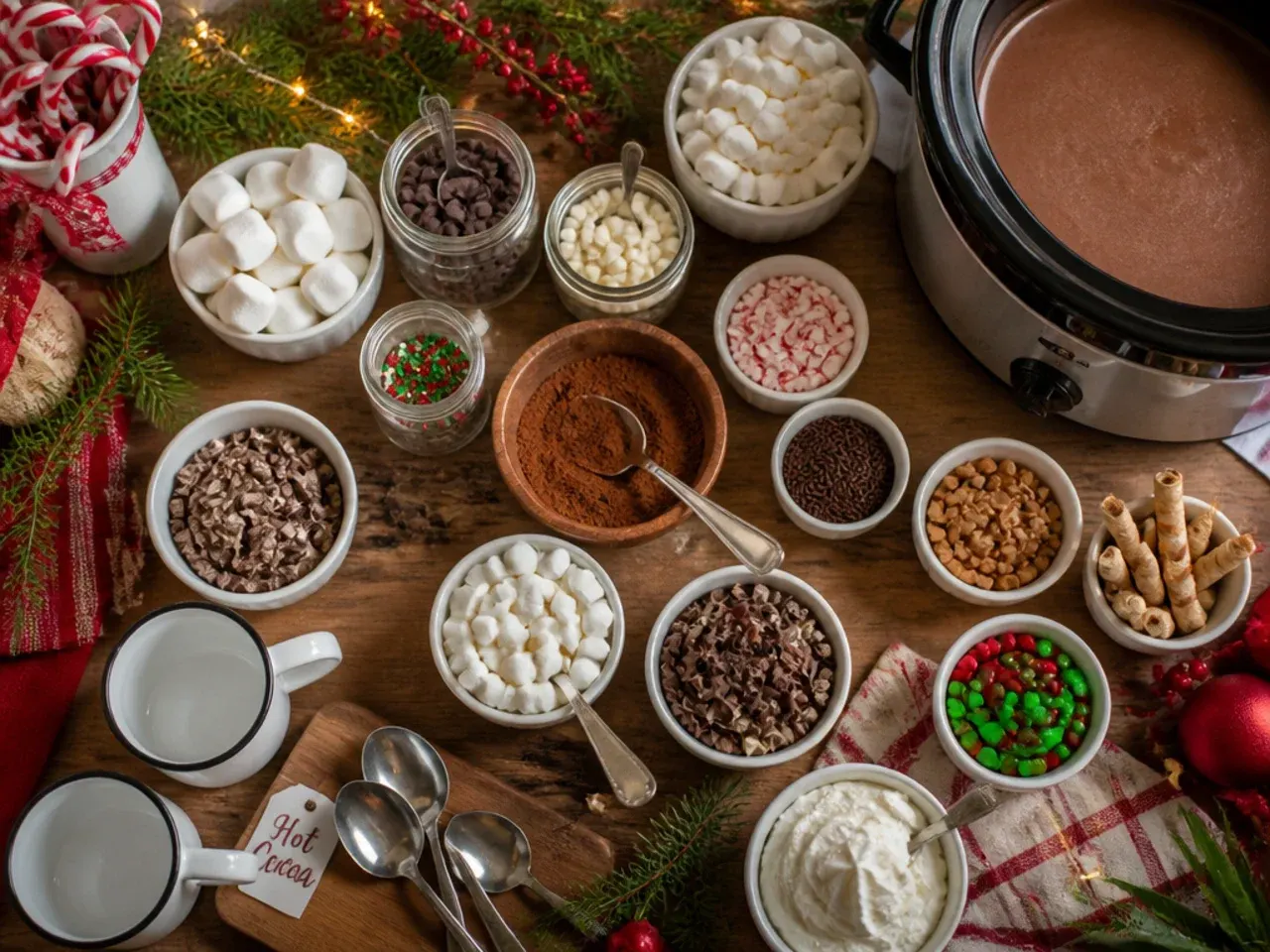 Close-up of cocoa paste being whisked smooth before adding to warm milk