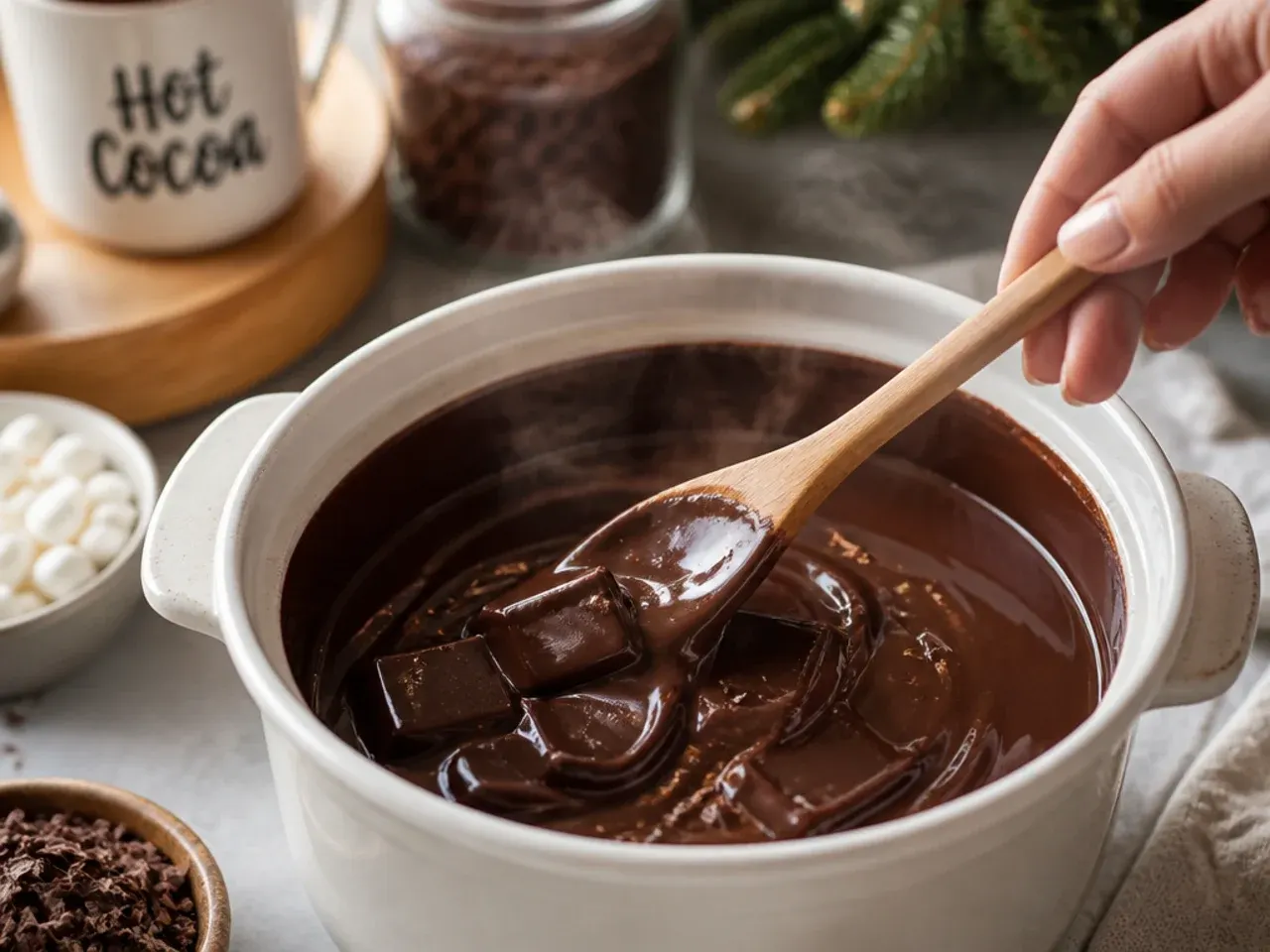 hot cocoa bar decor recipe step 3