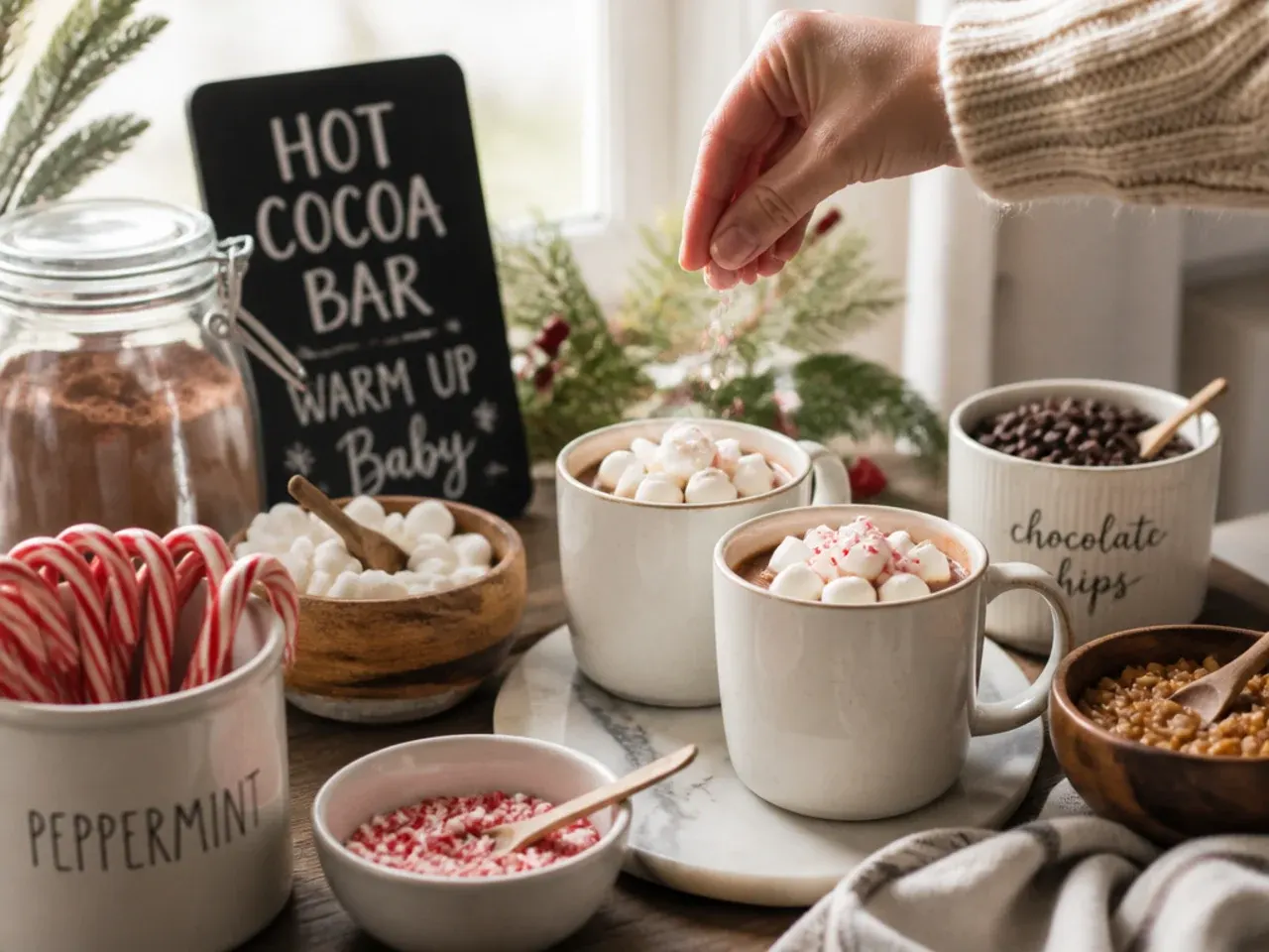 hot cocoa bar decor recipe step 6