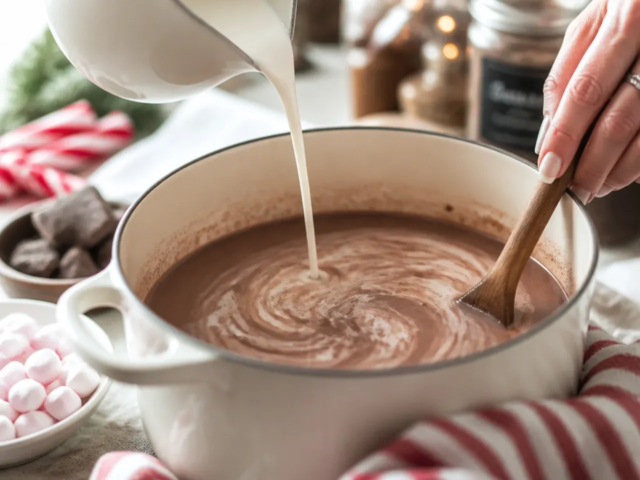 hot cocoa bar ideas christmas recipe step 4
