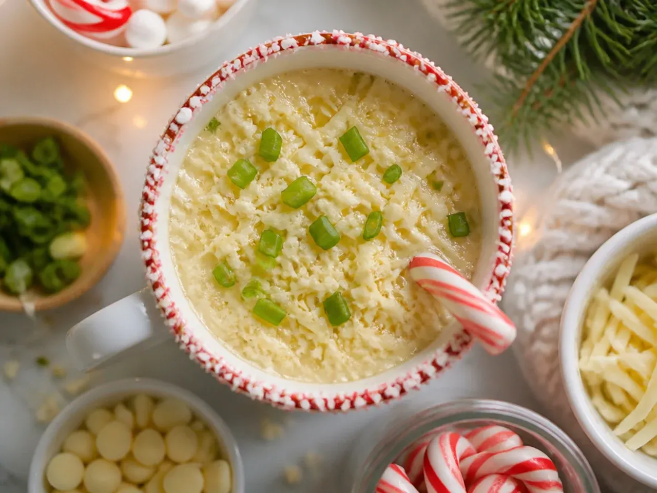 Creamy white hot chocolate topped with fresh raspberries