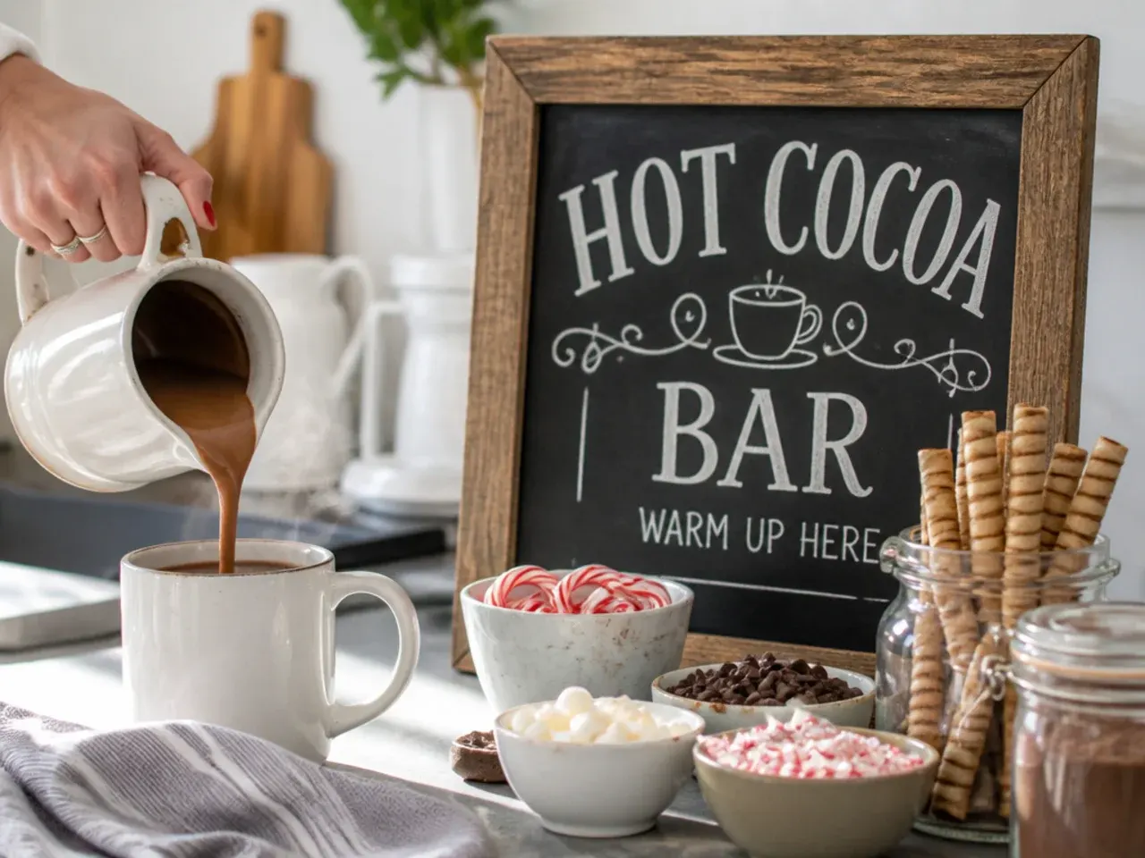 hot cocoa bar sign recipe step 5