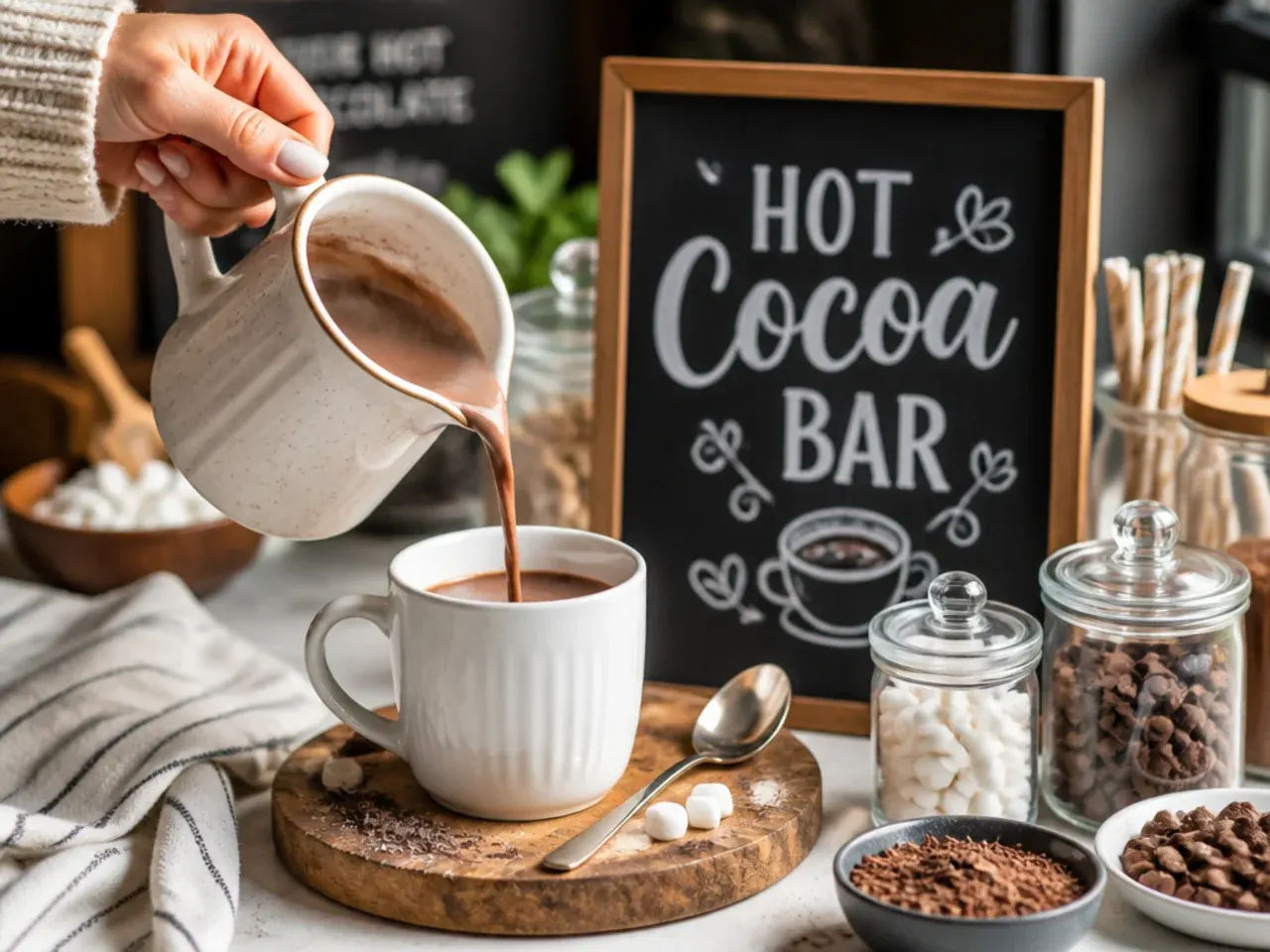 hot cocoa bar sign recipe step 6