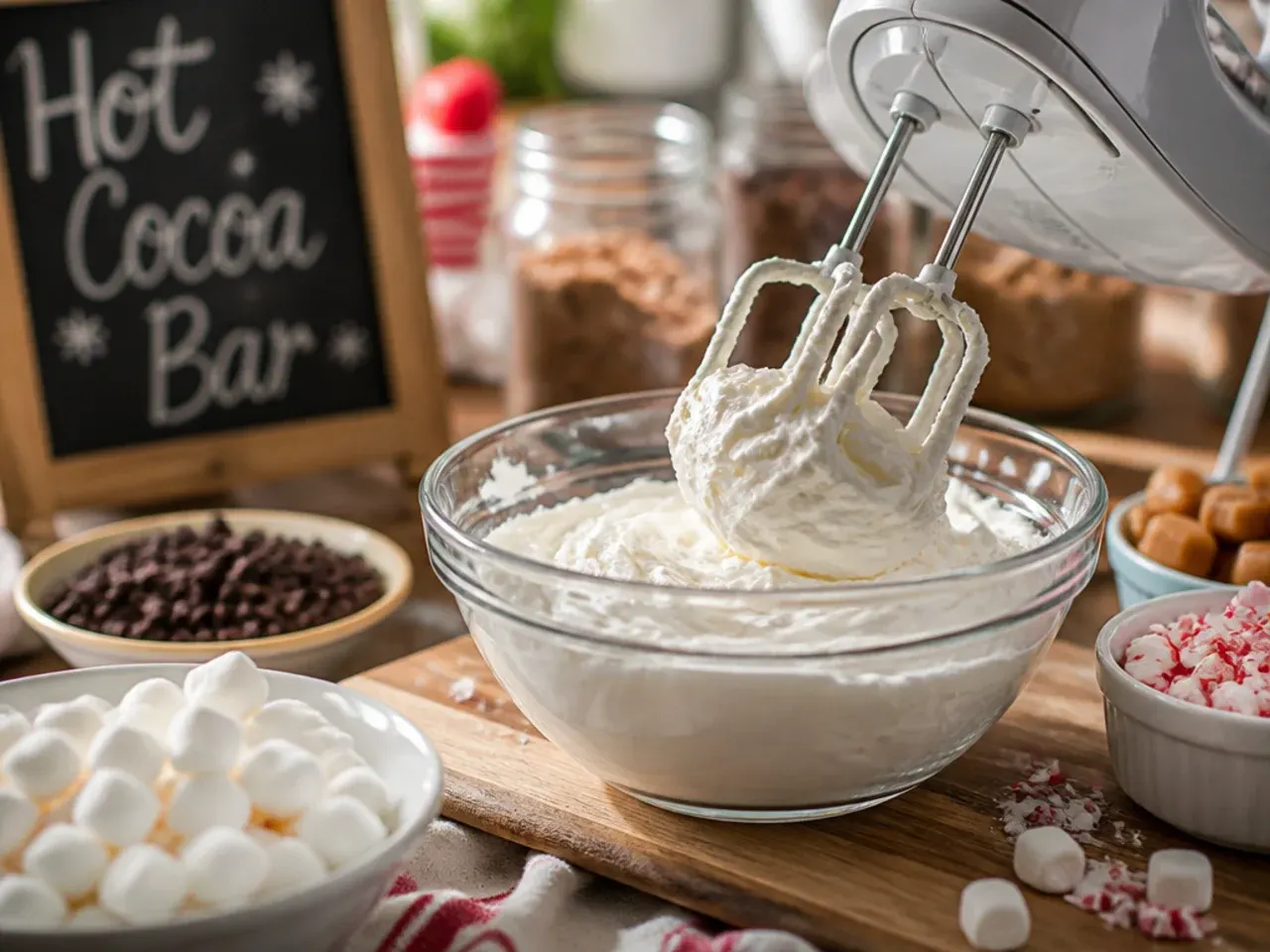 hot cocoa bar toppings recipe step 4