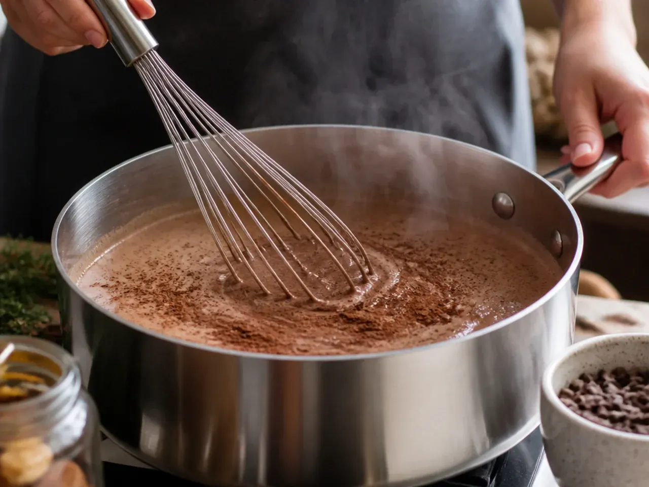 hot cocoa bar wedding recipe step 1