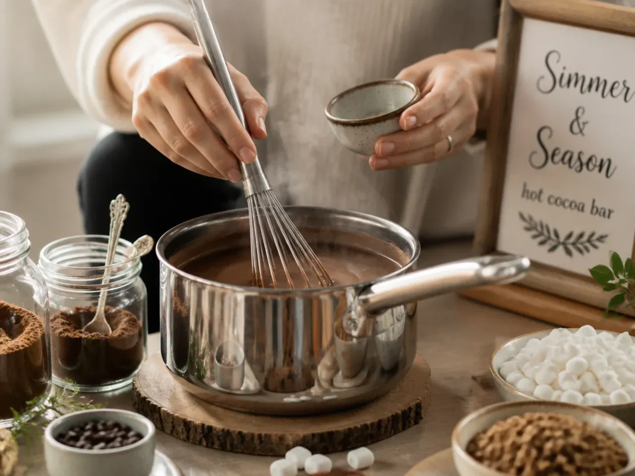 hot cocoa bar wedding recipe step 4