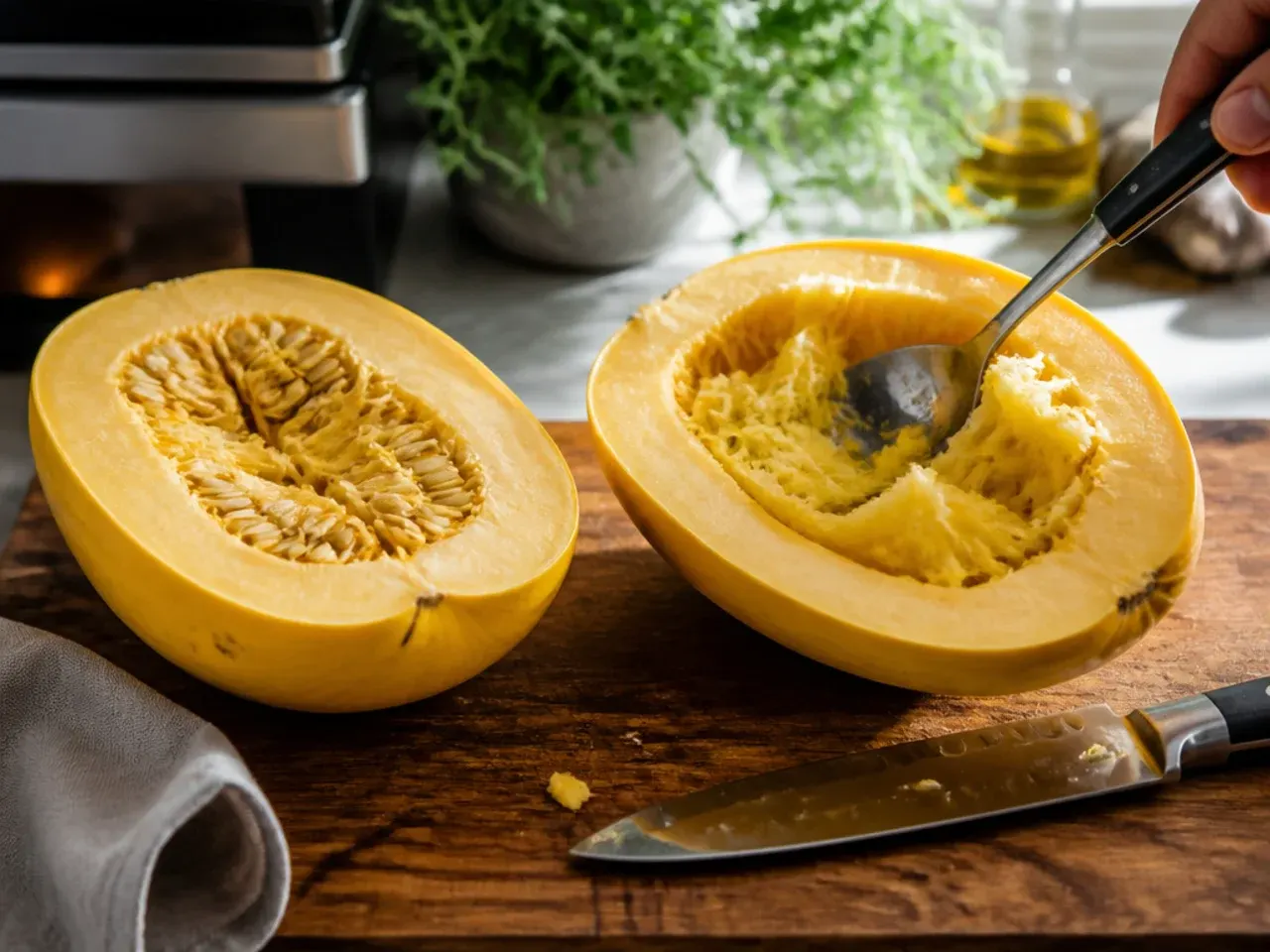 how to cook spaghetti squash recipe step 1