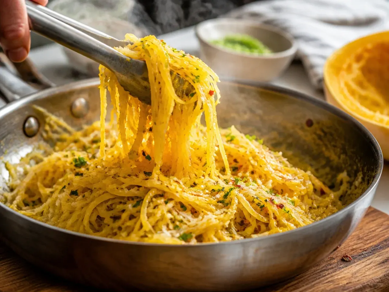 how to cook spaghetti squash recipe step 7