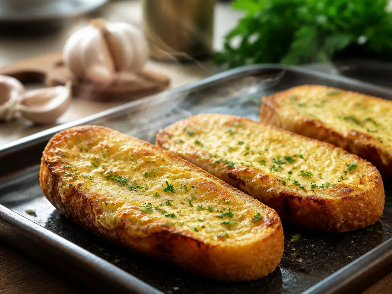 how to make garlic bread recipe step 4