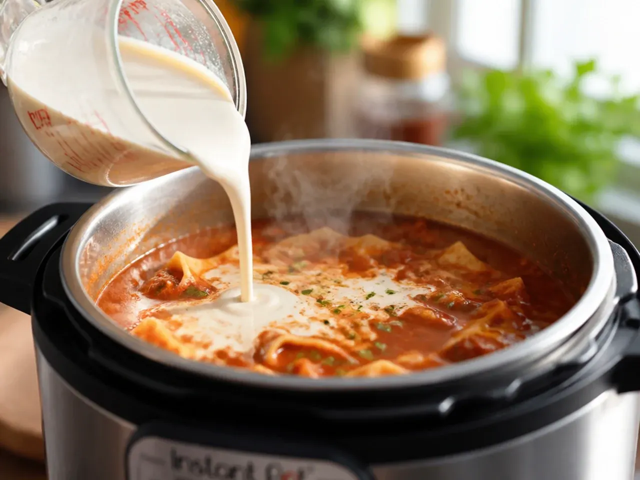 instant pot lasagna soup recipe step 5