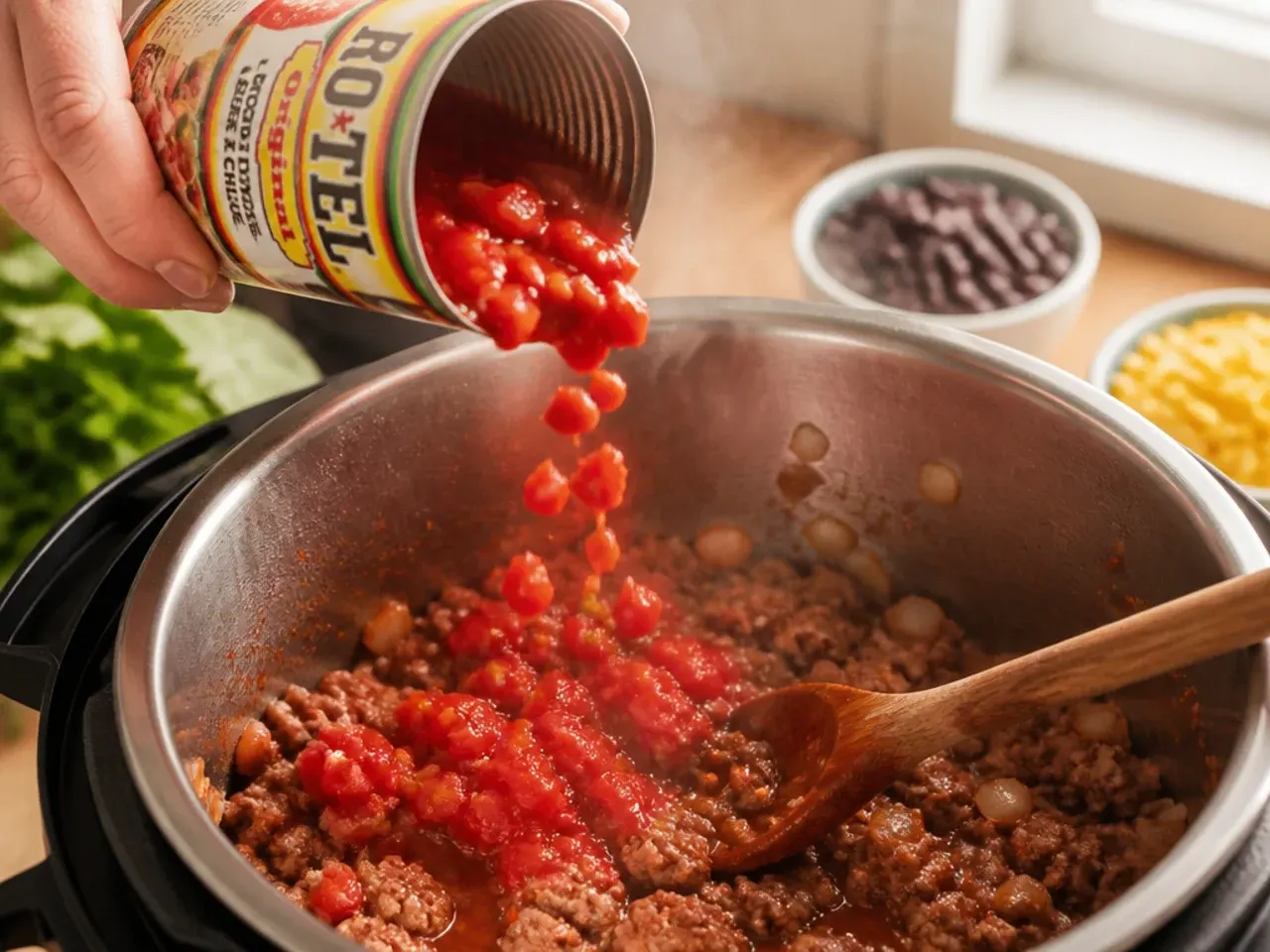 instant pot taco soup recipe step 3