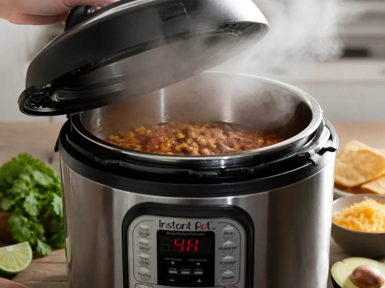 instant pot taco soup recipe step 5