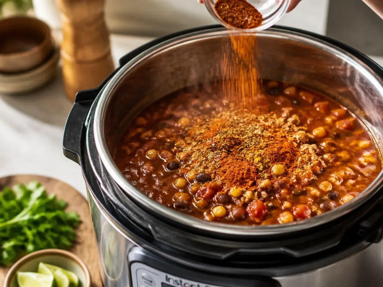 instant pot taco soup recipe step 6