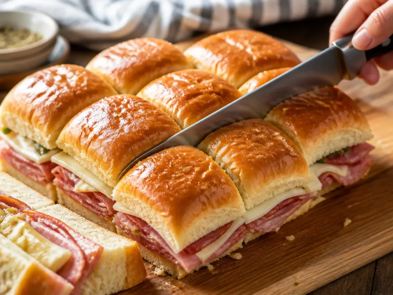 italian sliders recipes hawaiian rolls recipe step 2