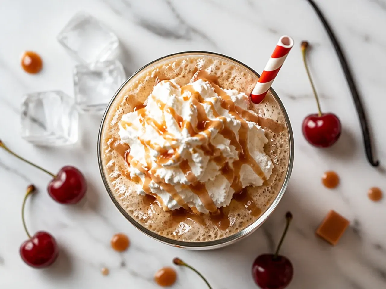 Easy keto Diet Dr Pepper float with a scoop of sugar-free vanilla ice cream