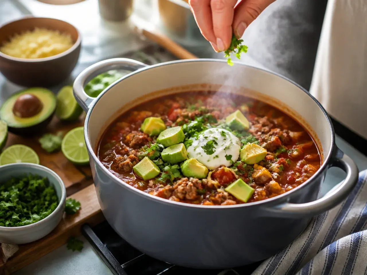 keto taco soup recipe step 7