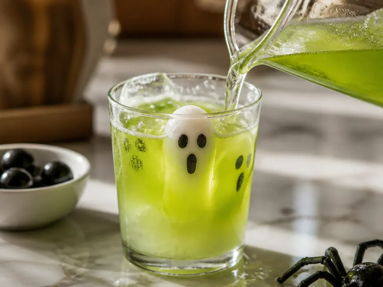 kid friendly halloween drinks recipe step 1