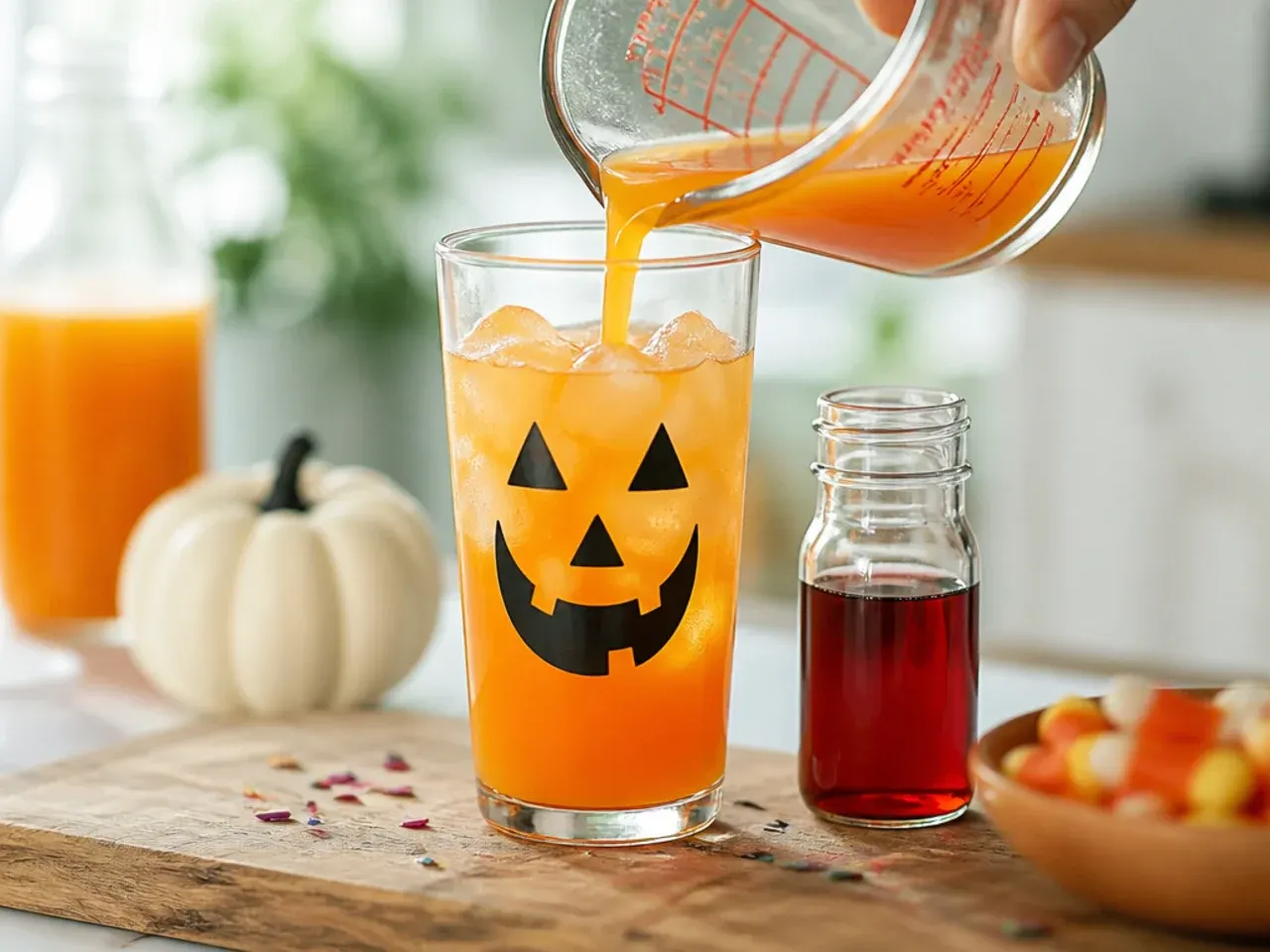 kid friendly halloween drinks recipe step 2
